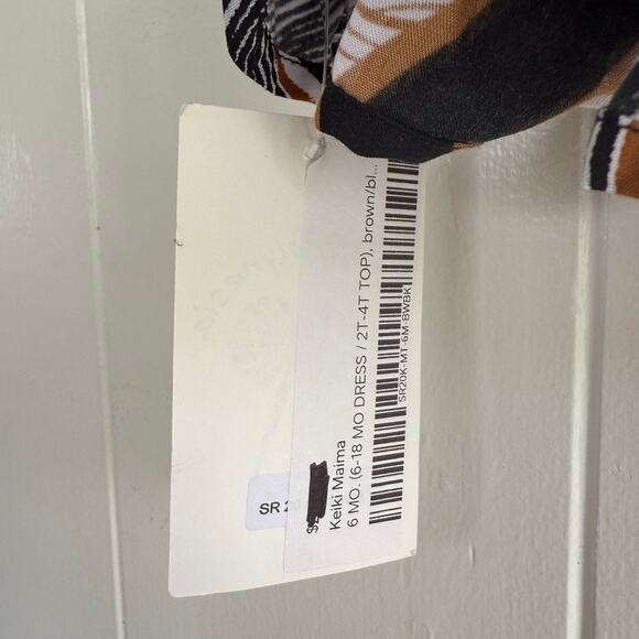 NWT MISSING POLYNESIA Kids Dress 6-18 Months/2T-4T Top - Picture 4 of 5